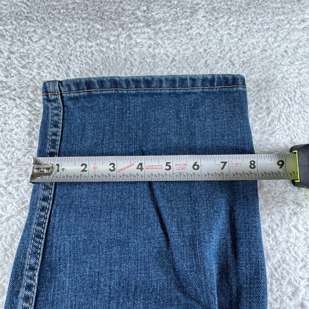 Men's Size 34x32 Levi 505 Regular Fit Denim Blue Jeans Medium Wash Clean - Picture 9 of 11